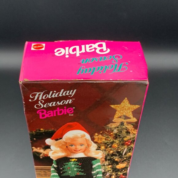 Holiday Season Barbie Special Edition 1996 Mattel 15581 NRFB Christmas Sweater - Picture 6 of 10
